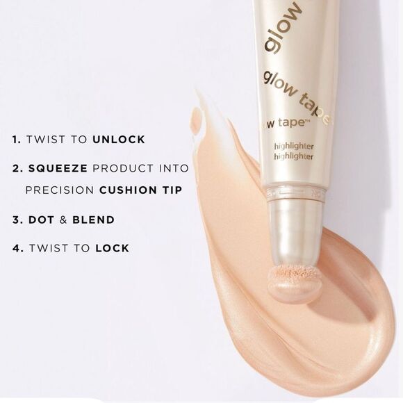 🌻 Tarte Amber Glow Tape Liquid Highlighter New TravelSz - Picture 7 of 10